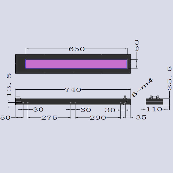 UVLED水冷面光源定制-650×50(圖3)